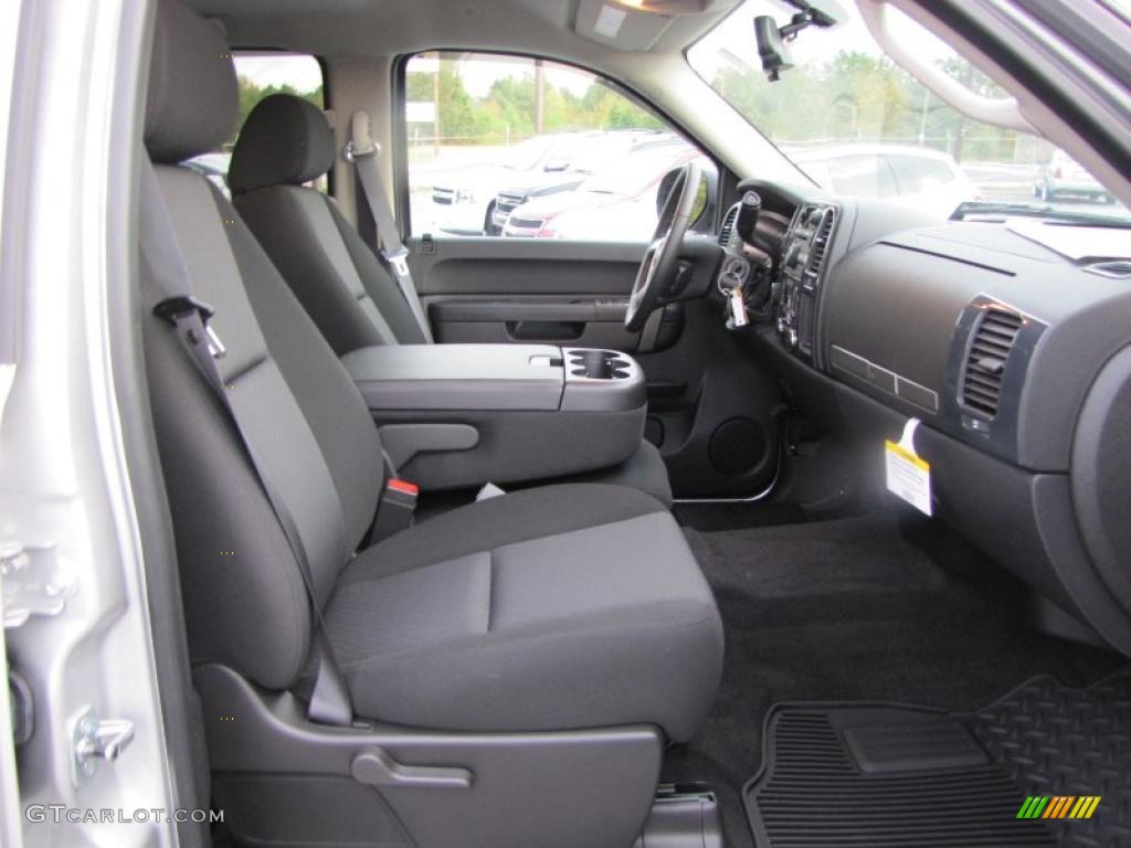 Ebony Interior 2011 Chevrolet Silverado 2500HD LT Crew Cab 4x4 Photo #38907722