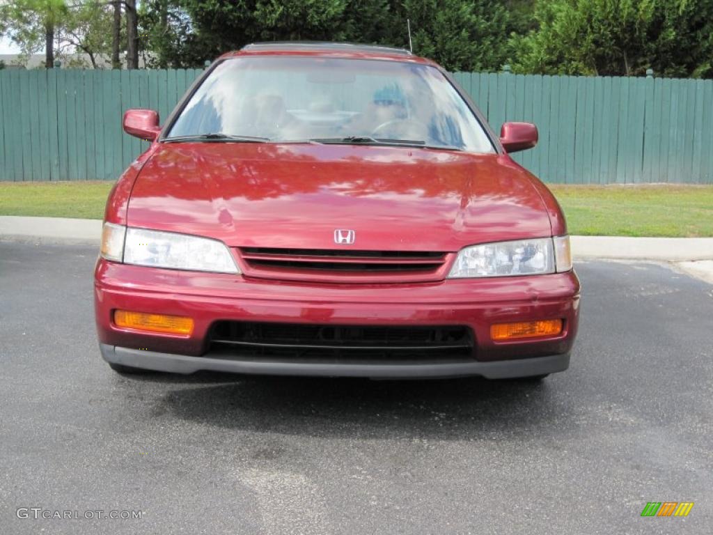 1994 Accord EX Sedan - Bordeaux Red Pearl / Gray photo #6