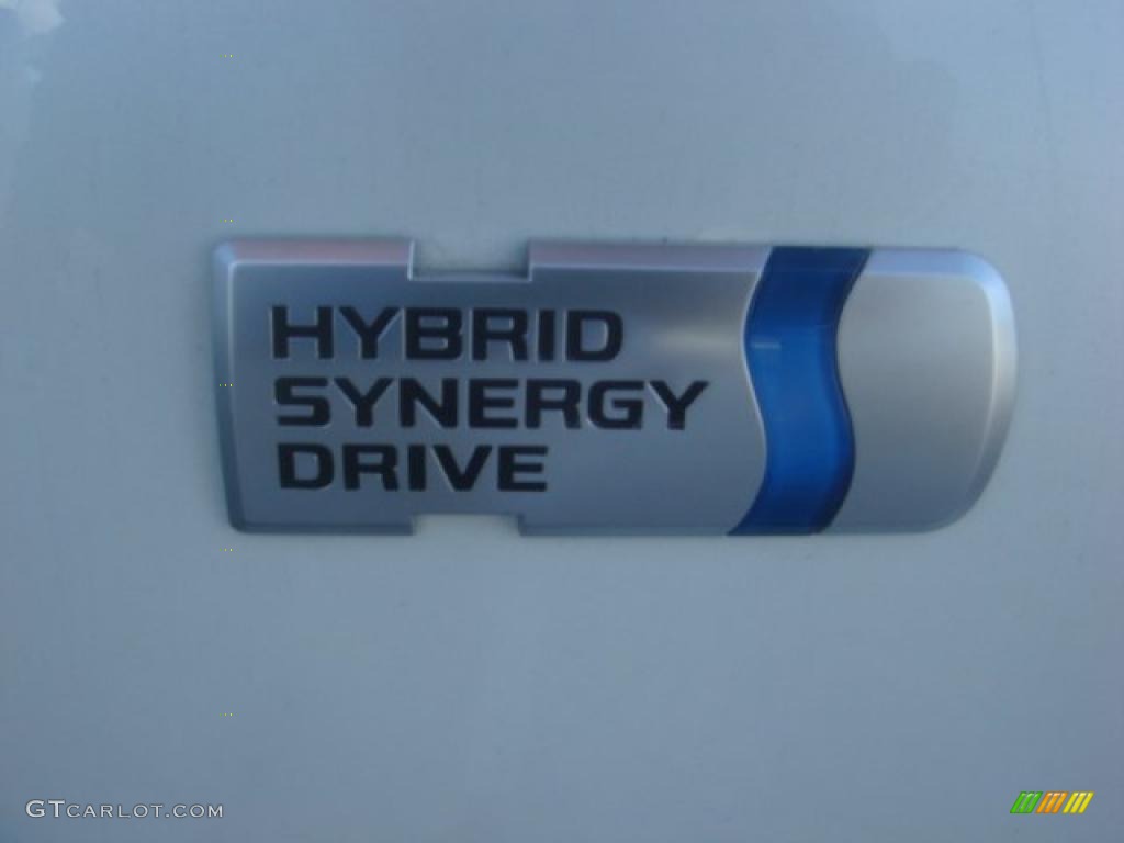 2009 Highlander Hybrid Limited 4WD - Blizzard White Pearl / Sand Beige photo #9