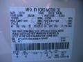 WS: White Suede 2011 Ford Edge SE Color Code