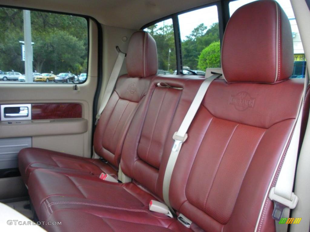 2010 F150 King Ranch SuperCrew 4x4 - Dark Blue Pearl Metallic / Chapparal Leather photo #15