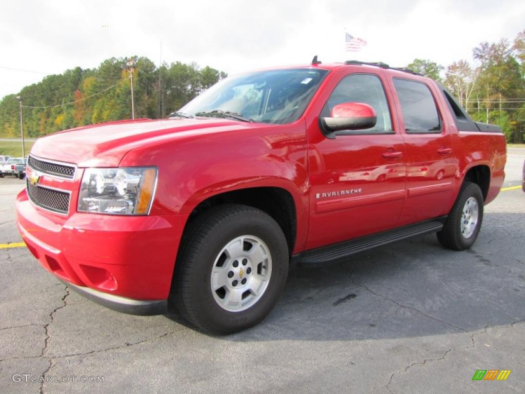 Victory Red 2009 Chevrolet Avalanche LT Exterior Photo #38909178
