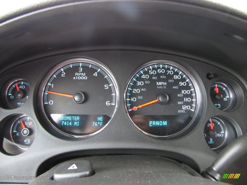 2009 Chevrolet Avalanche LT Gauges Photo #38909294