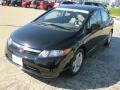 Nighthawk Black Pearl - Civic EX-L Sedan Photo No. 2