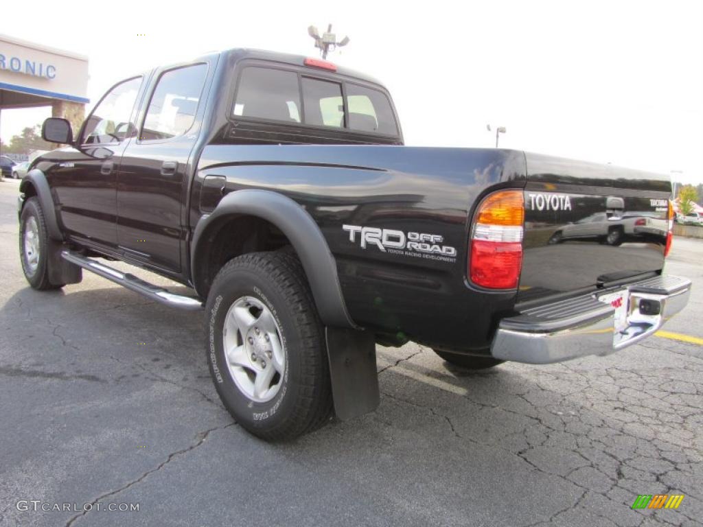 2004 Tacoma PreRunner TRD Double Cab - Black Sand Pearl / Oak photo #5