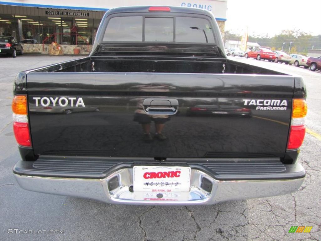 2004 Tacoma PreRunner TRD Double Cab - Black Sand Pearl / Oak photo #6