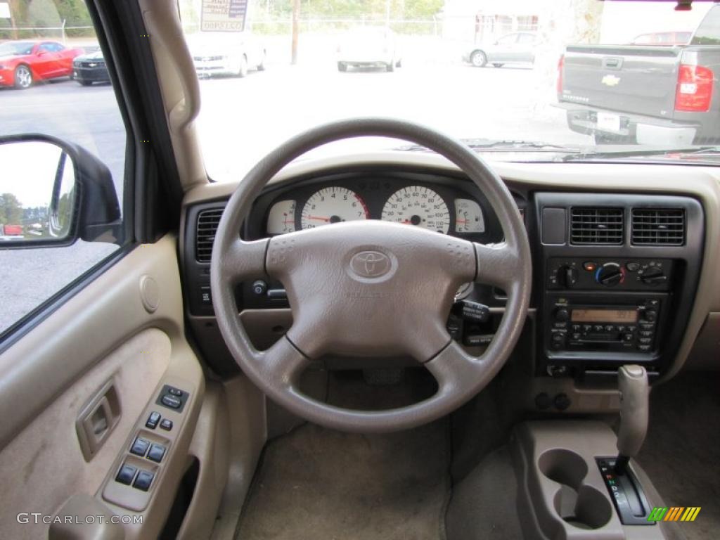 2004 Toyota Tacoma PreRunner TRD Double Cab Oak Steering Wheel Photo #38909866