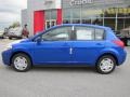 2011 Metallic Blue Nissan Versa 1.8 S Hatchback  photo #2