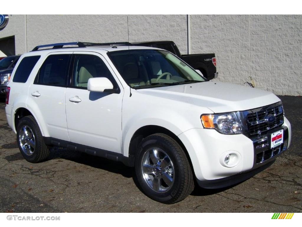 White Suede 2011 Ford Escape Limited V6 4WD Exterior Photo #38911226