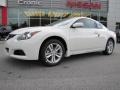 2011 Winter Frost White Nissan Altima 2.5 S Coupe  photo #1