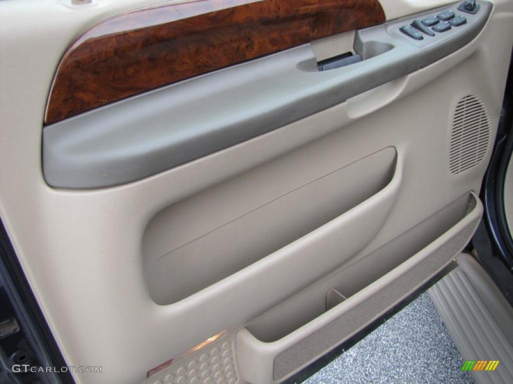 2000 Excursion Limited - Deep Wedgewood Blue Metallic / Medium Parchment photo #11