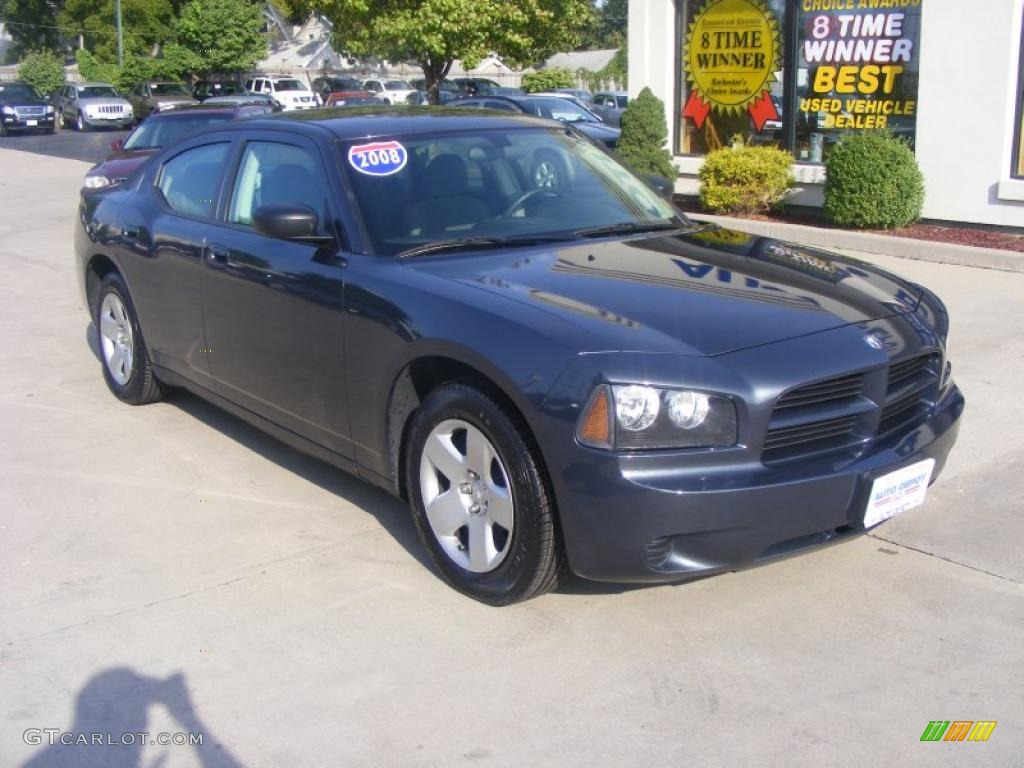 2008 Charger SE - Steel Blue Metallic / Dark Slate Gray photo #2