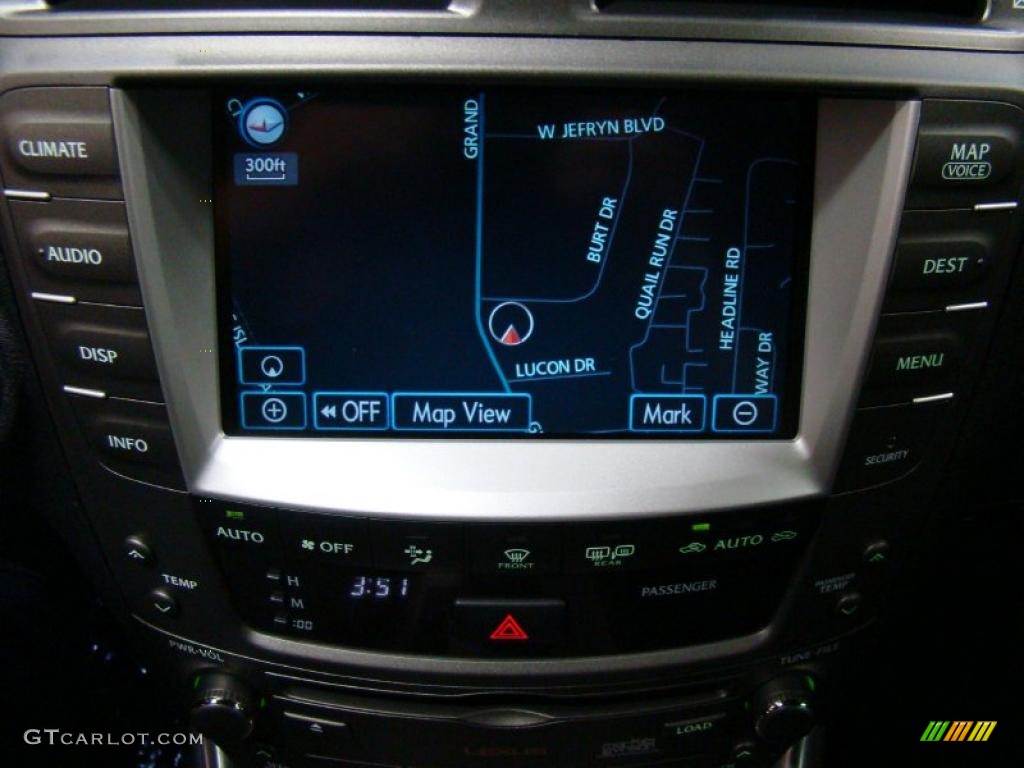 2008 Lexus IS F Navigation Photo #38912958