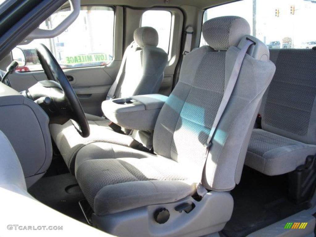 Medium Graphite Interior 2002 Ford F150 XLT SuperCab 4x4 Photo #38913230