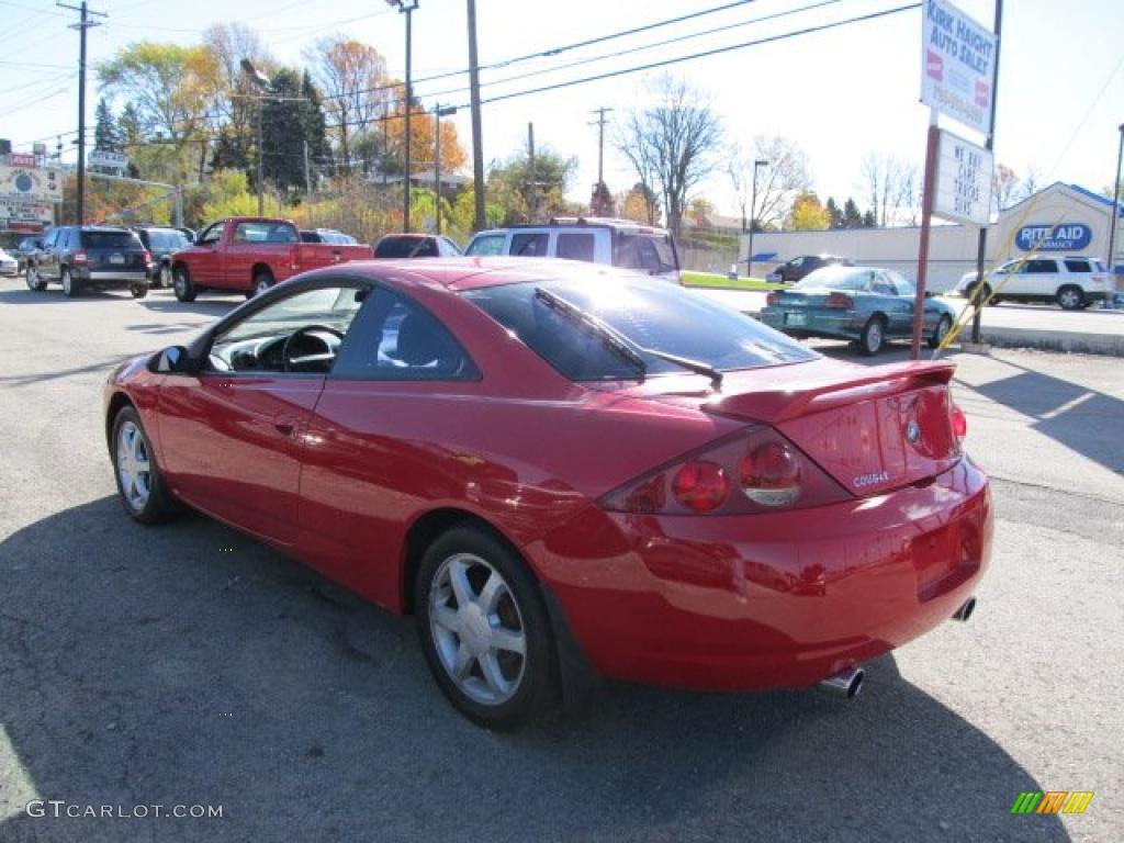 1999 Cougar V6 - Rio Red Clearcoat / Medium Graphite photo #11