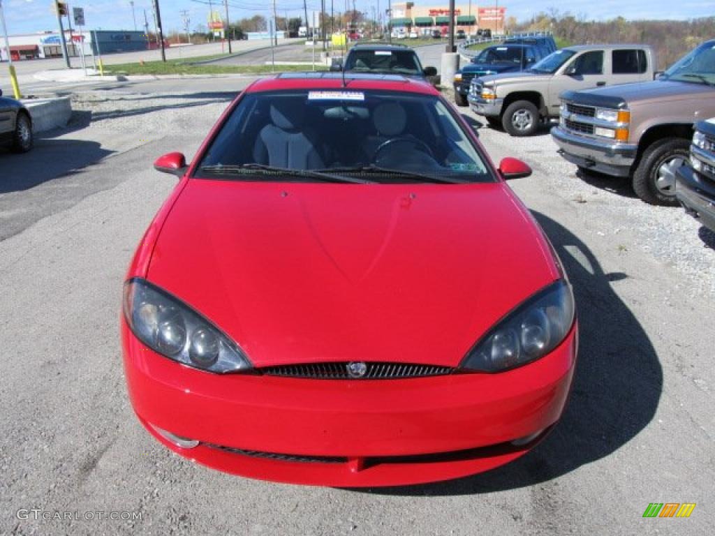 1999 Cougar V6 - Rio Red Clearcoat / Medium Graphite photo #12