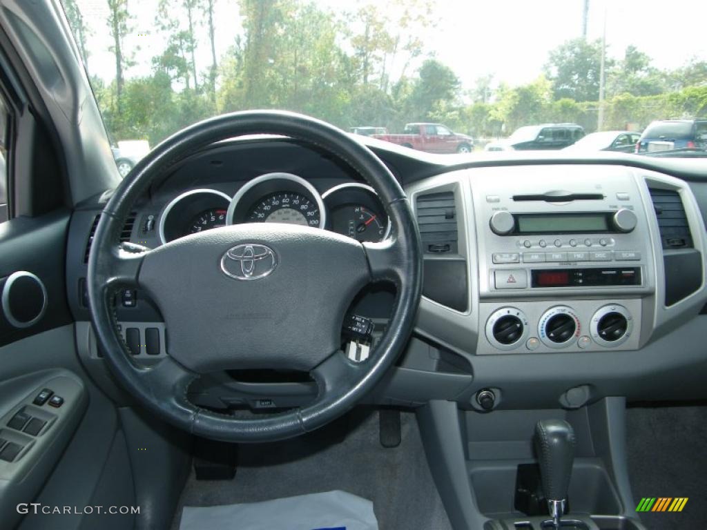 2006 Toyota Tacoma V6 PreRunner TRD Double Cab Graphite Gray Dashboard Photo #38913558