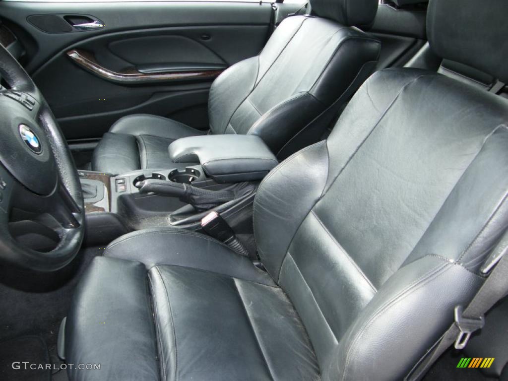 2001 3 Series 330i Convertible - Titanium Silver Metallic / Black photo #13