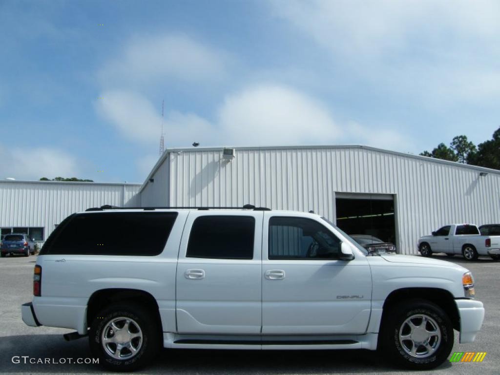 2005 Yukon XL Denali AWD - Summit White / Sandstone photo #6