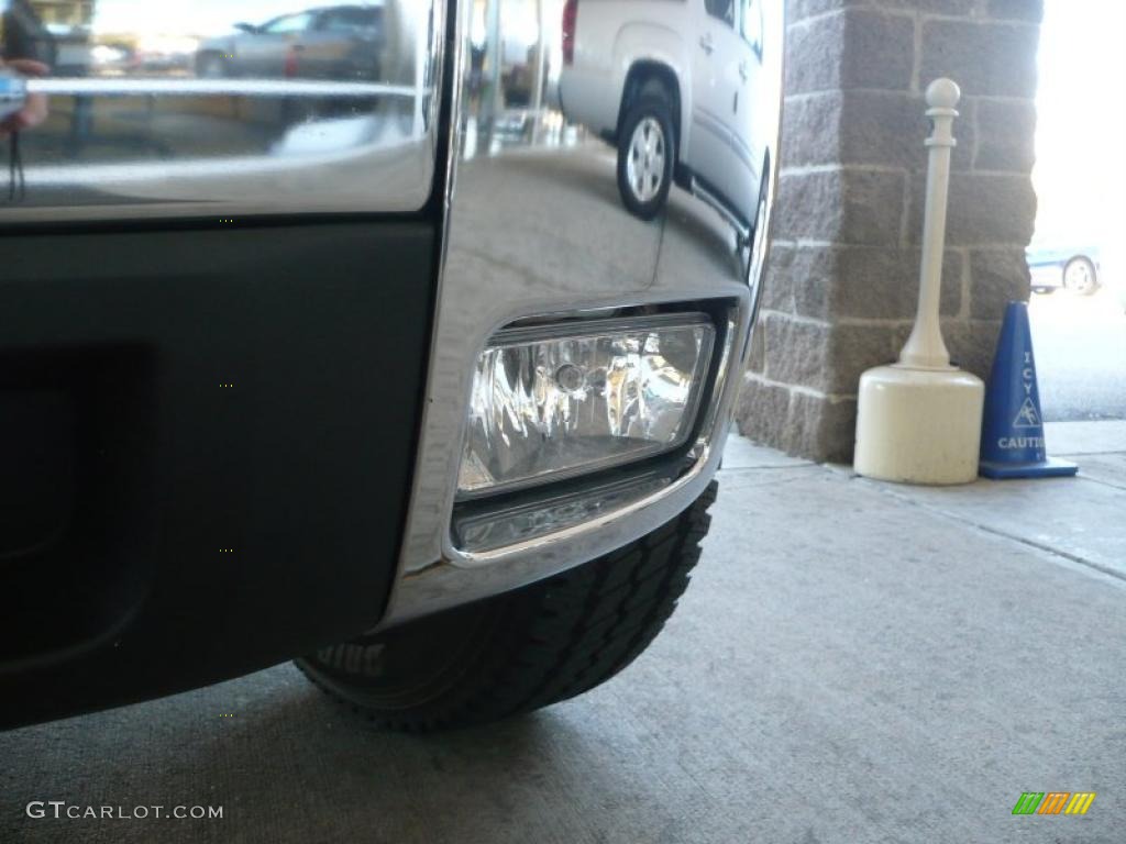 2009 Silverado 2500HD LT Extended Cab 4x4 - Black Granite Metallic / Ebony photo #22