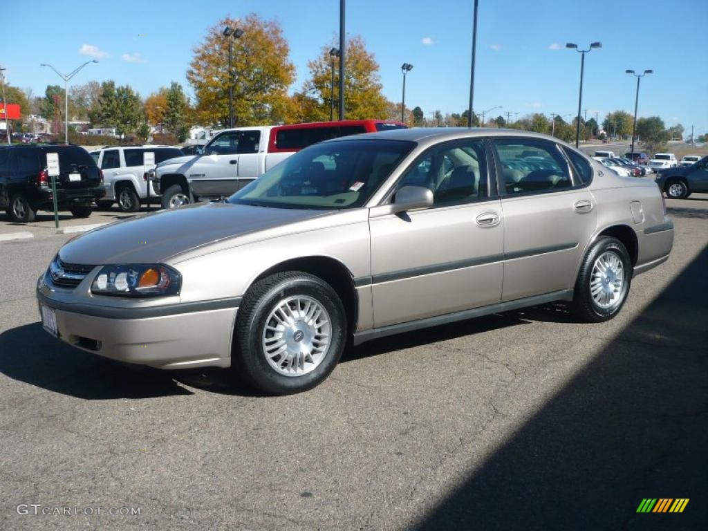 Sandrift Metallic 2002 Chevrolet Impala Standard Impala Model Exterior Photo #38915694