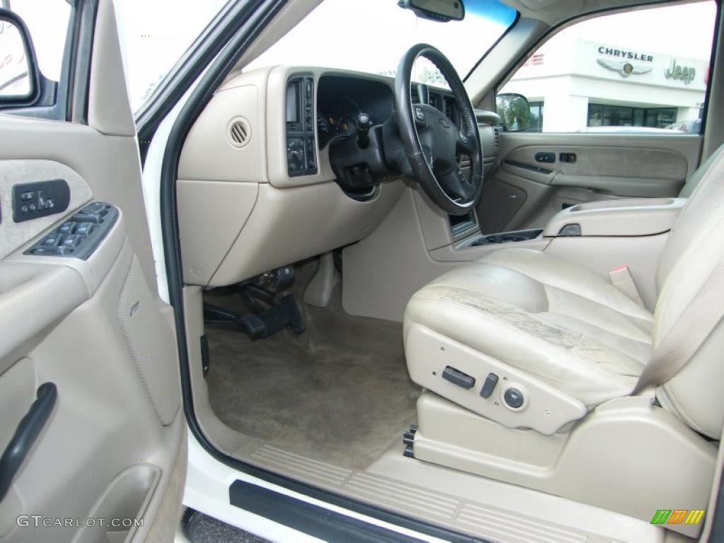 Tan Interior 2003 Chevrolet Silverado 2500HD LT Crew Cab 4x4 Photo #38916230