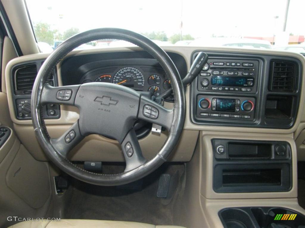 2003 Chevrolet Silverado 2500HD LT Crew Cab 4x4 Tan Dashboard Photo #38916250