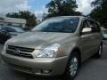 2007 Sunset Gold Kia Sedona EX  photo #1