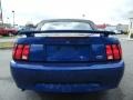 2003 Sonic Blue Metallic Ford Mustang V6 Convertible  photo #4