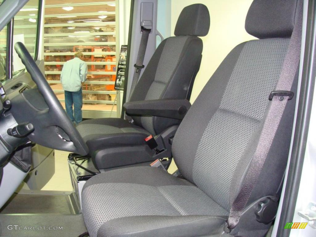 Black Interior 2010 Mercedes-Benz Sprinter 2500 Passenger Van Photo #38918478