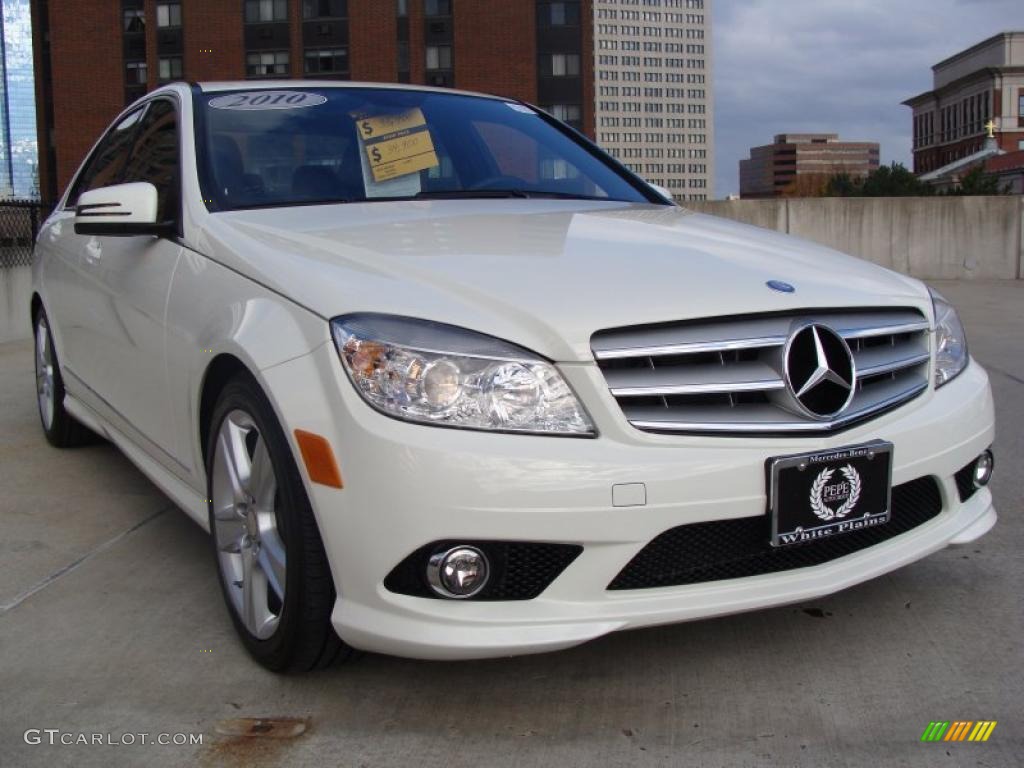 Arctic White 2010 Mercedes-Benz C 300 Sport 4Matic Exterior Photo #38918734