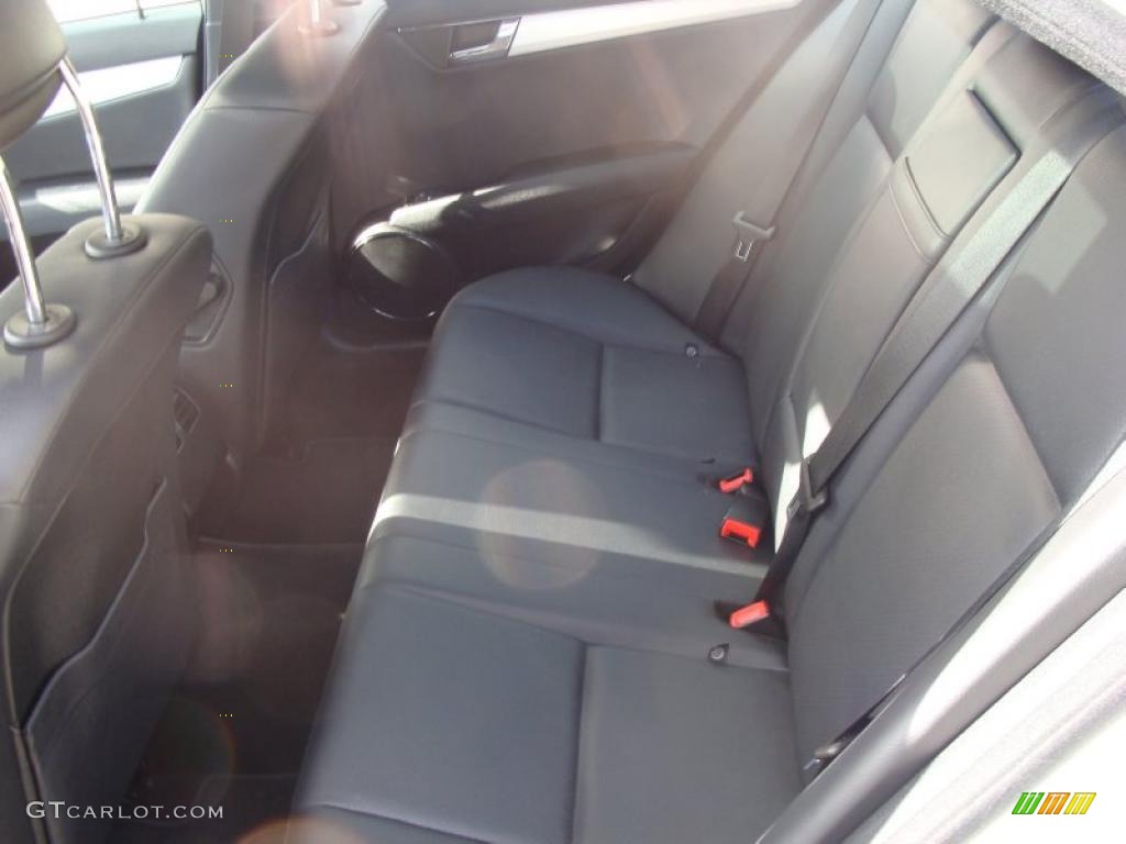 Black Interior 2010 Mercedes-Benz C 300 Sport 4Matic Photo #38918906