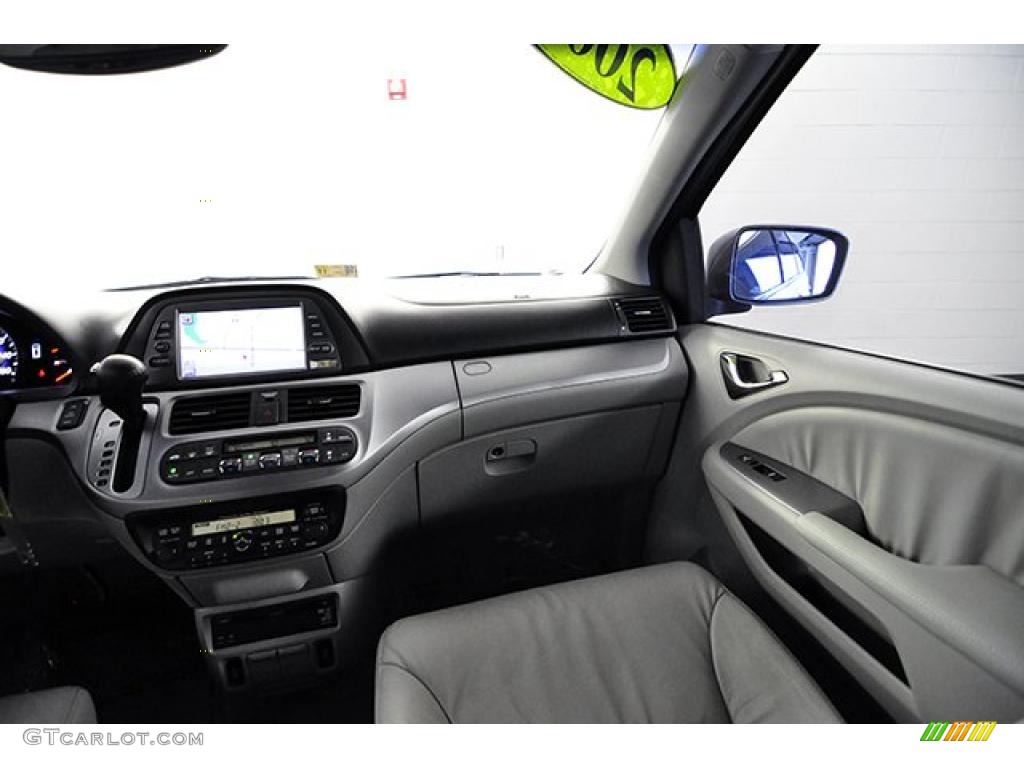 2008 Honda Odyssey Touring Gray Dashboard Photo #38924042