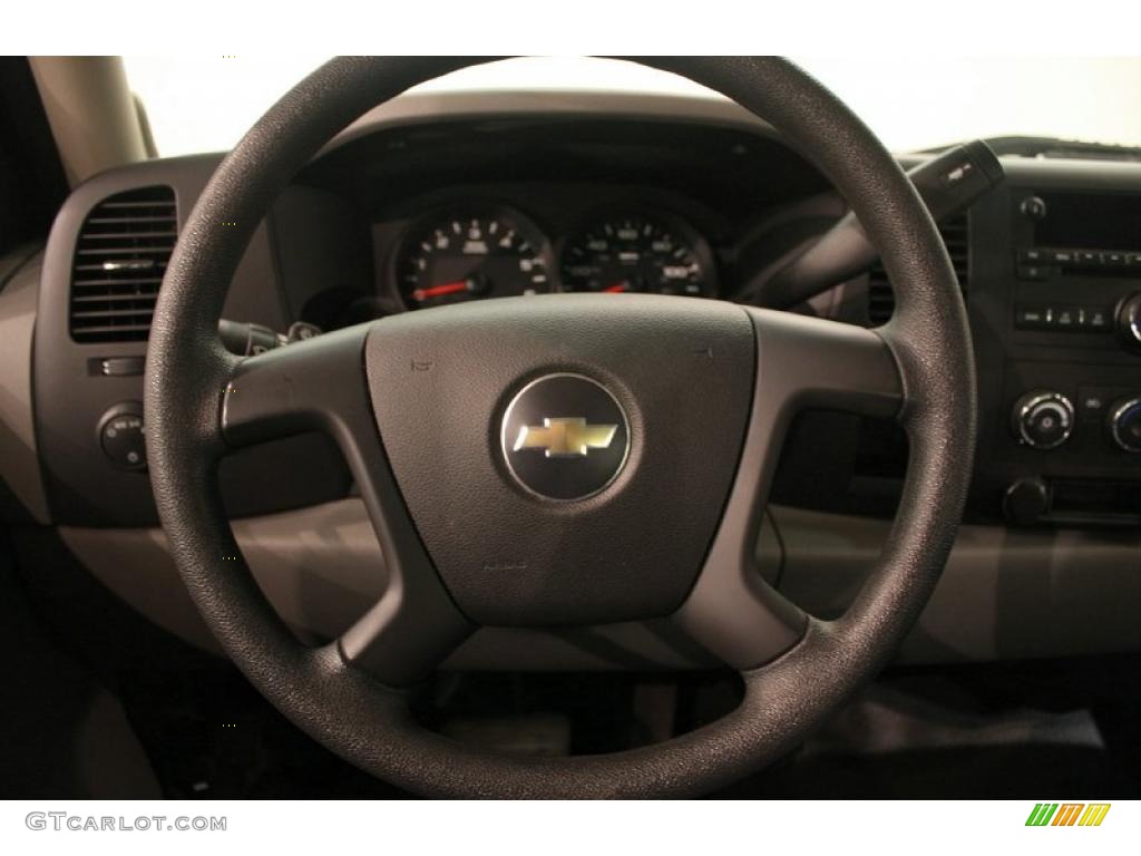 2008 Silverado 1500 Work Truck Extended Cab - Dark Blue Metallic / Dark Titanium photo #10