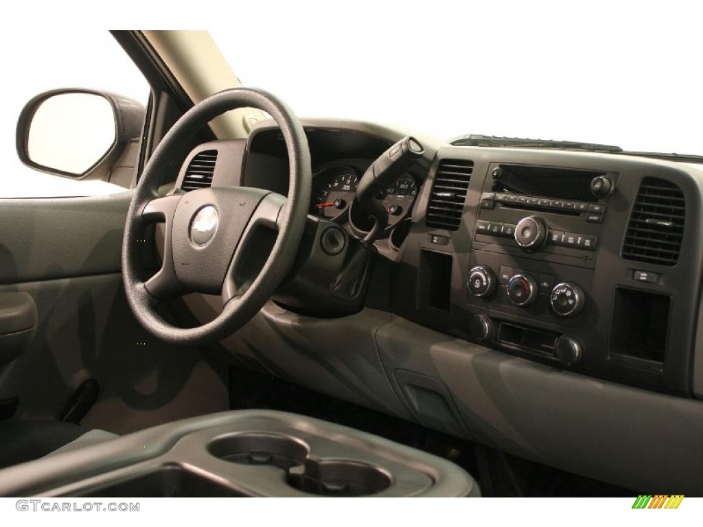 2008 Silverado 1500 Work Truck Extended Cab - Dark Blue Metallic / Dark Titanium photo #14