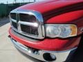 2004 Flame Red Dodge Ram 2500 SLT Quad Cab 4x4  photo #12