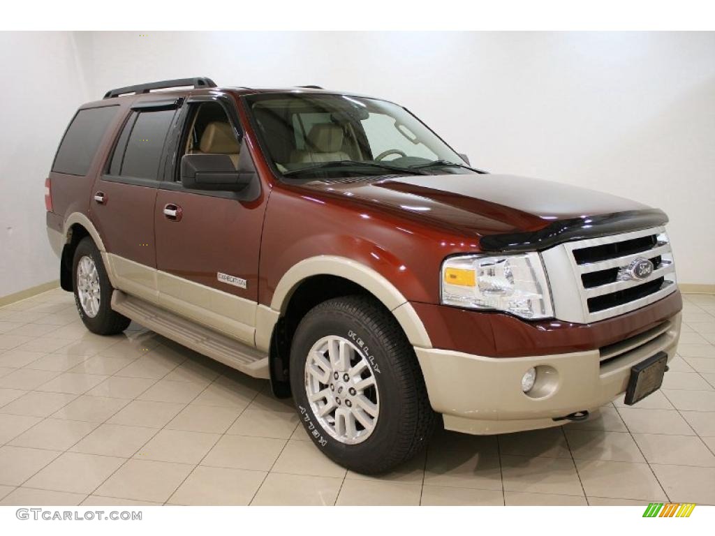 Dark Copper Metallic 2008 Ford Expedition Eddie Bauer 4x4 Exterior Photo #38927246
