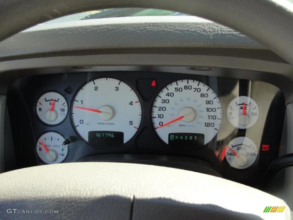 2004 Dodge Ram 2500 SLT Quad Cab 4x4 Gauges Photo #38927398