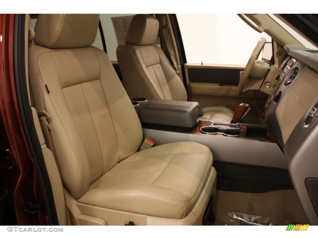 Camel Interior 2008 Ford Expedition Eddie Bauer 4x4 Photo #38927450