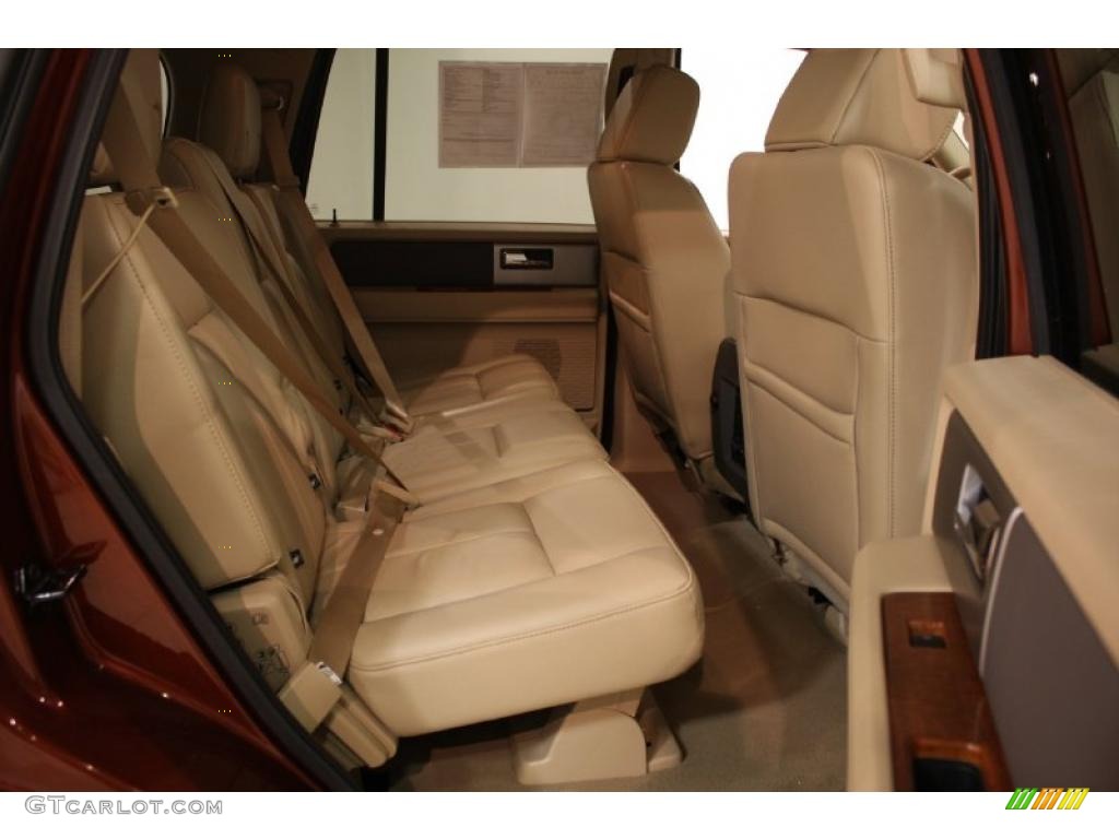 Camel Interior 2008 Ford Expedition Eddie Bauer 4x4 Photo #38927466