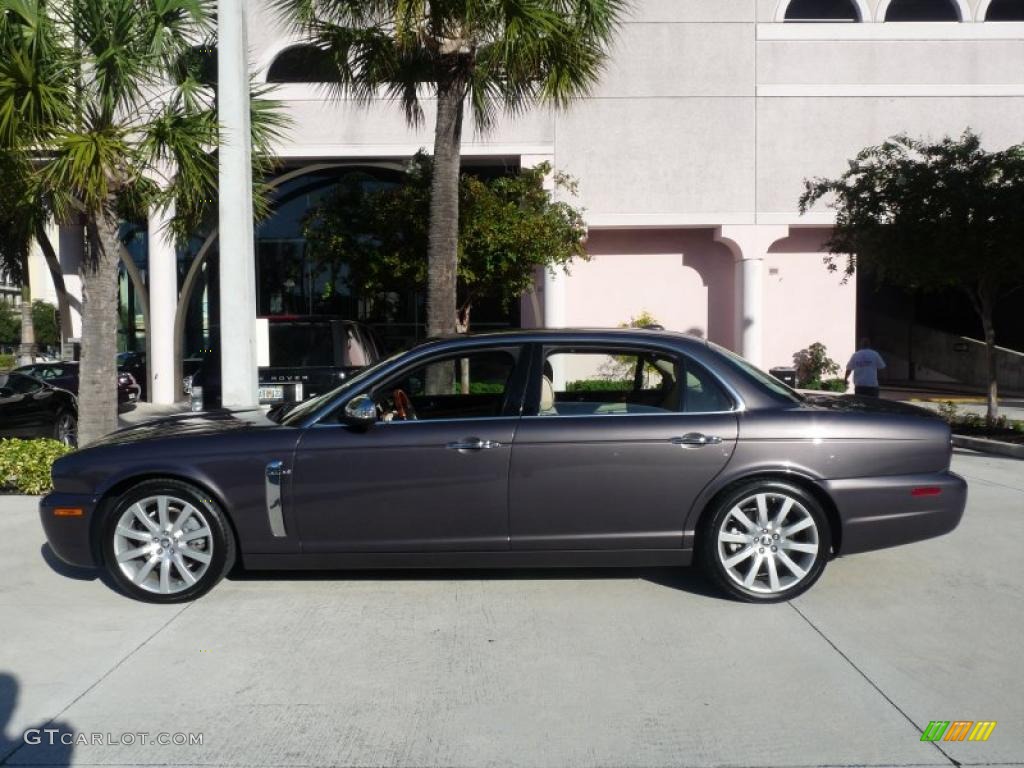 Pearl Grey Metallic 2008 Jaguar XJ Vanden Plas Exterior Photo #38927626