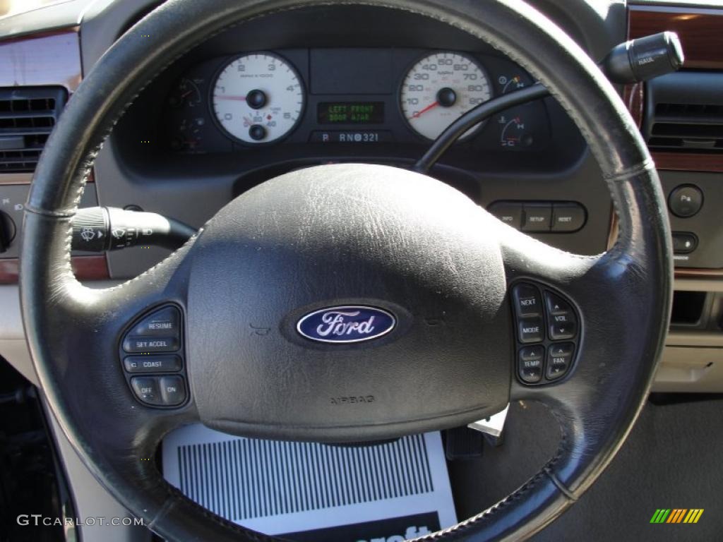 2005 F350 Super Duty Lariat Crew Cab Dually - Black / Tan photo #38