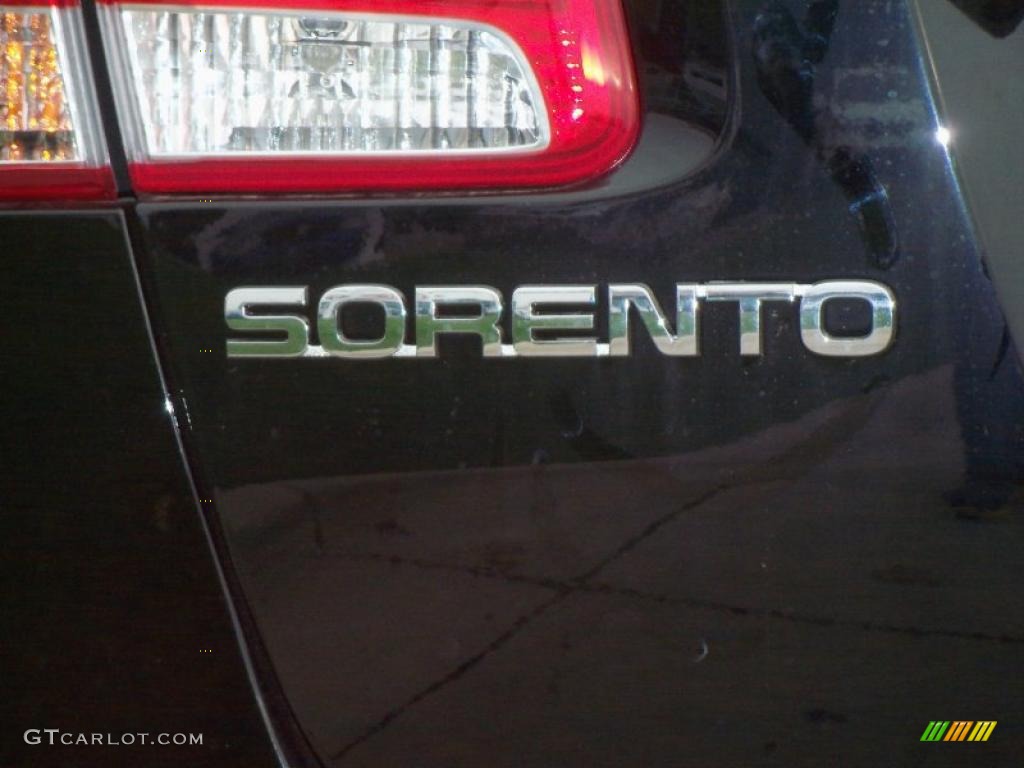 2011 Sorento EX V6 AWD - Ebony Black / Beige photo #7