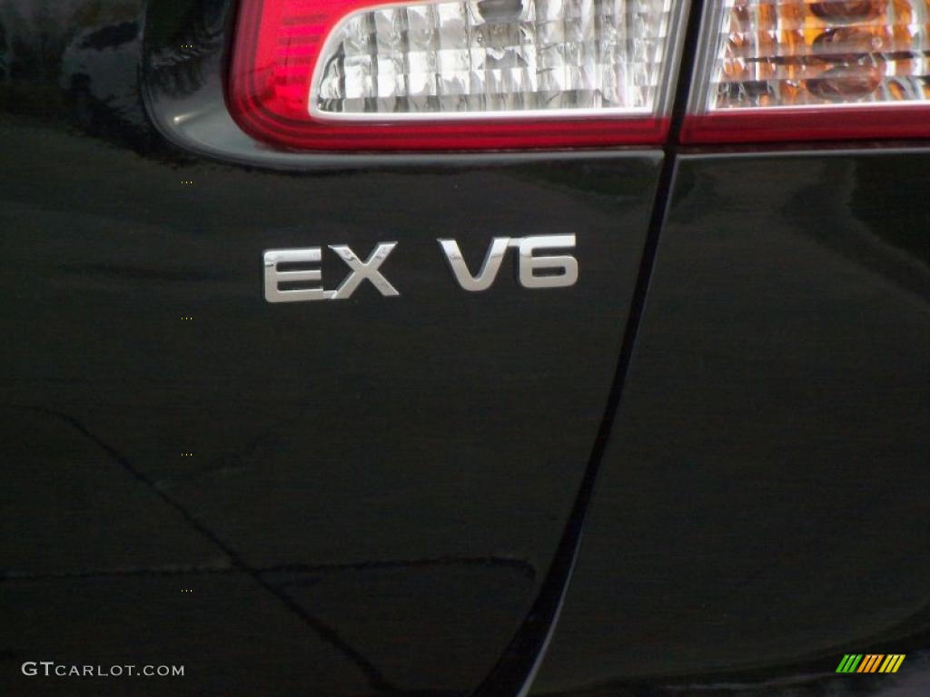 2011 Sorento EX V6 AWD - Ebony Black / Beige photo #8