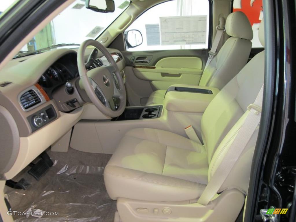 Light Tan Interior 2011 GMC Yukon SLT Photo #38929220