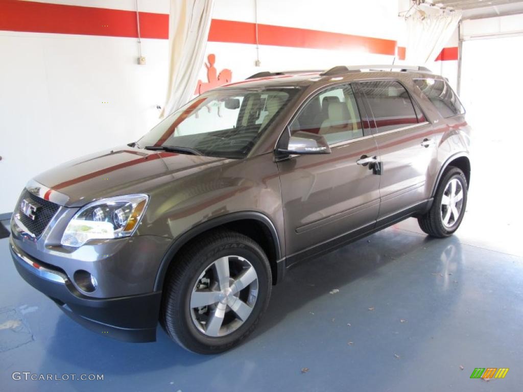 2011 Acadia SLT - Medium Brown Metallic / Cashmere photo #1