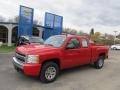 2008 Victory Red Chevrolet Silverado 1500 LS Extended Cab 4x4  photo #15