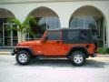 2006 Flame Red Jeep Wrangler Unlimited 4x4  photo #1