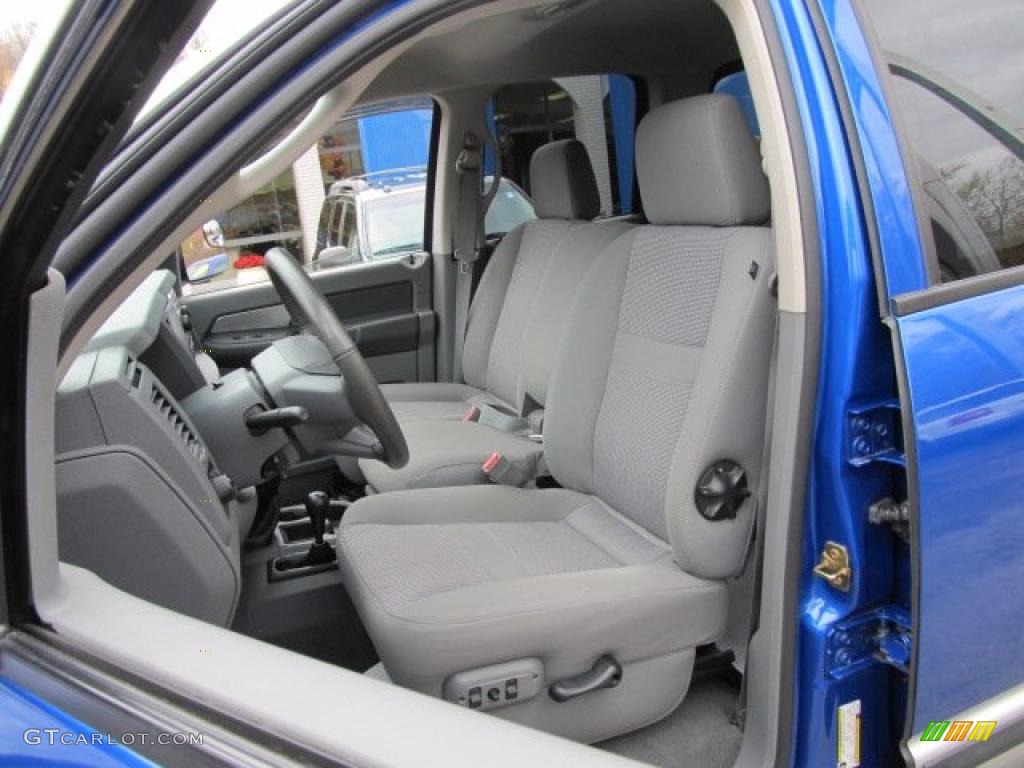Medium Slate Gray Interior 2007 Dodge Ram 2500 SLT Quad Cab 4x4 Photo #38929578