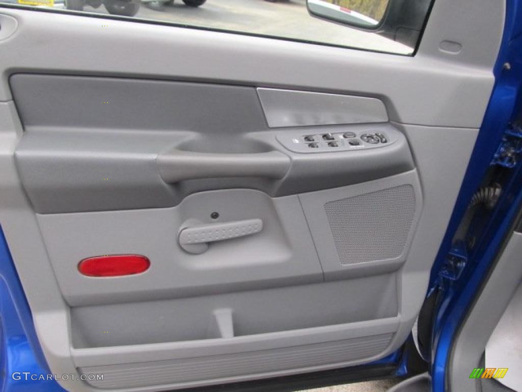 2007 Dodge Ram 2500 SLT Quad Cab 4x4 Medium Slate Gray Door Panel Photo #38929610